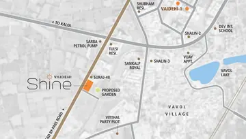 Location of Shreenath Vaidehi Shine - Image 30340