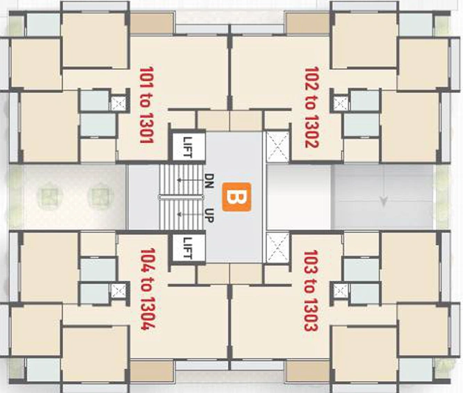 Floor Plan of Shivansh 15 in Sargasan, Gandhinagar - Image 30421