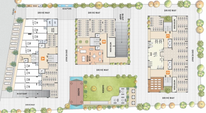 Master Plan of Shivansh 15 in Sargasan, Gandhinagar - Image 30422