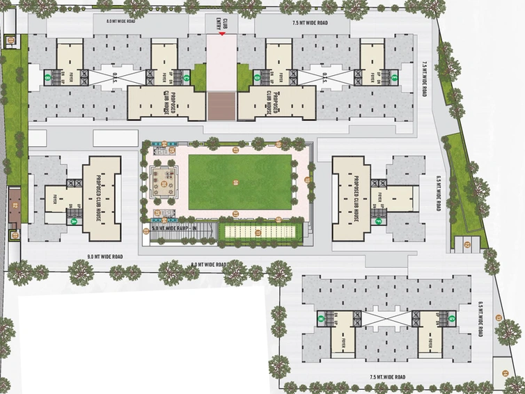 Master Plan of Shivalay Sharnam in Kudasan, Gandhinagar - Image 30435