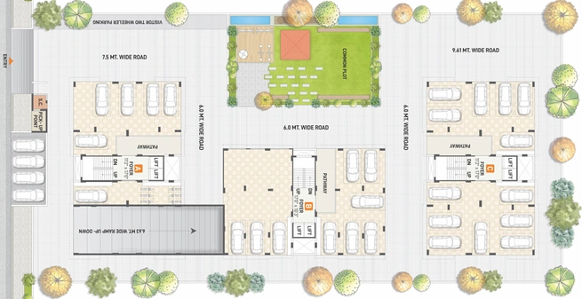 Master Plan of Shreem Samarth Royal in Uvarsad, Gandhinagar - Image 30816