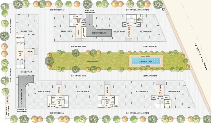 Master Plan of Bansari Prominence in Adalaj, Gandhinagar - Image 30882