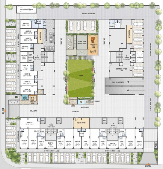 Master Plan of Swara Sargam in Sargasan, Gandhinagar - Image 59552