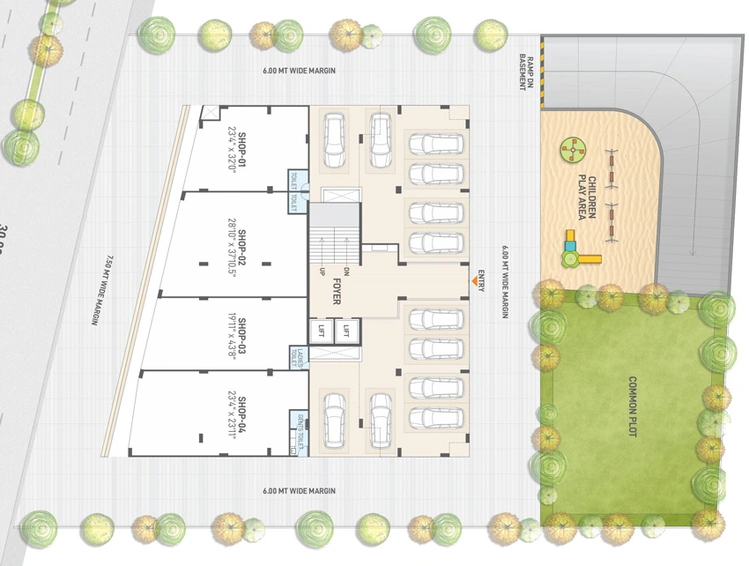 Master Plan of Keshvam Dream Heights in Koba, Gandhinagar - Image 30991