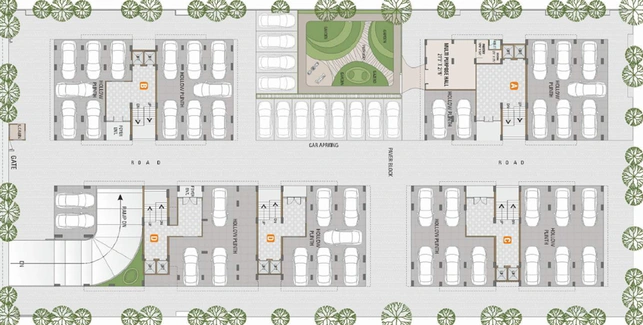 Master Plan of Silicone Nest in Raysan, Gandhinagar - Image 31322