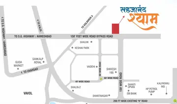 Location of Sahajanand Shyam - Image 31437
