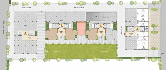 Master Plan of Sahajanand Shyam in Vavol, Gandhinagar - Image 31439