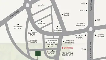 Location of Sparsh Brij Green - Image 31587