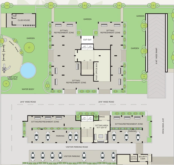 Master Plan of Sparsh Brij Green in Sargasan, Gandhinagar - Image 31589