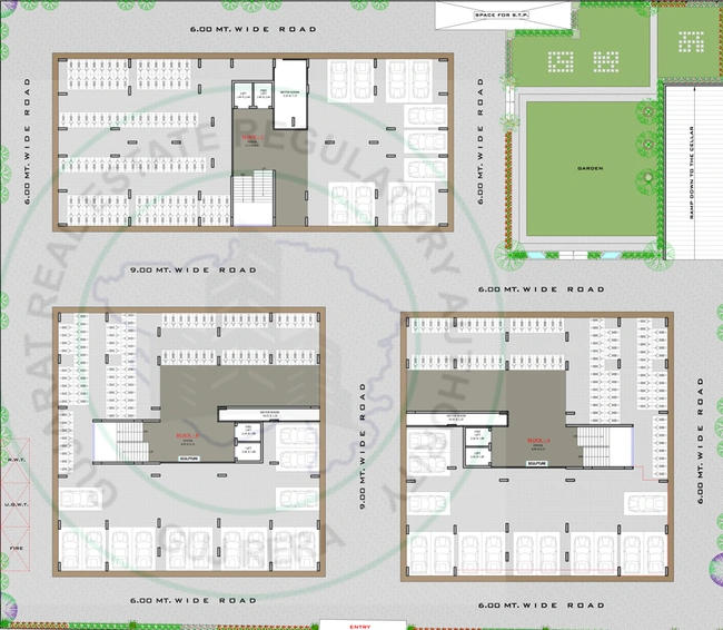 Master Plan of Abhishek Apple Green Homes in Koba, Gandhinagar - Image 31637