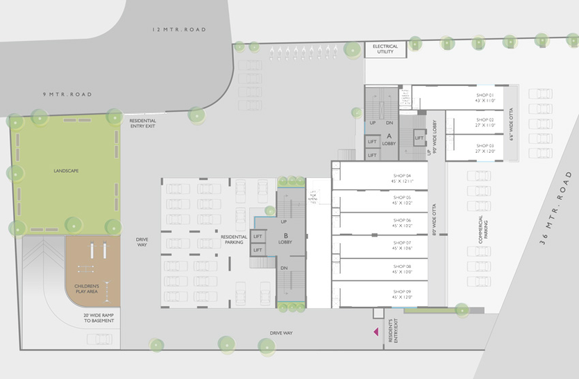Master Plan of Fortune Platinum in Manjalpur, Vadodara - Image 38764