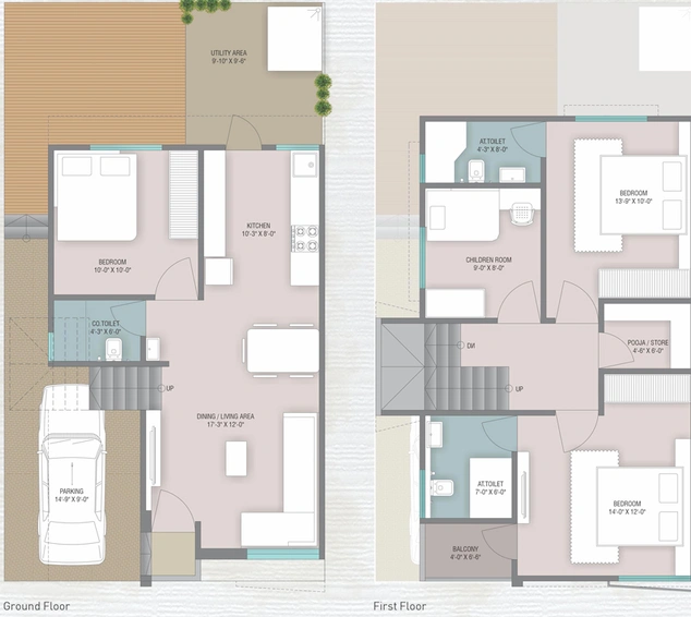 4 BHK House/Villa in Shilp 33 in Kalali, Vadodara - Image 471209