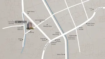 Location of Adyah One 4 Aarna - Image 39187