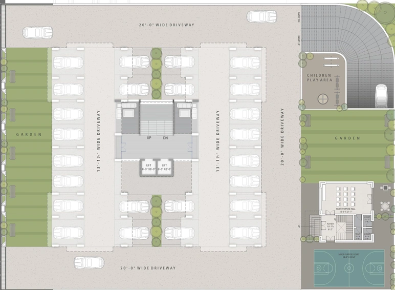 Master Plan of Adyah One 4 Aarna in Bhayli Road, Vadodara - Image 39189