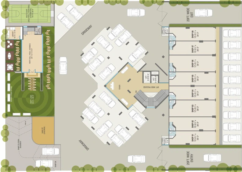 Master Plan of Creative Serene Signatures in Bhayli Road, Vadodara - Image 39475