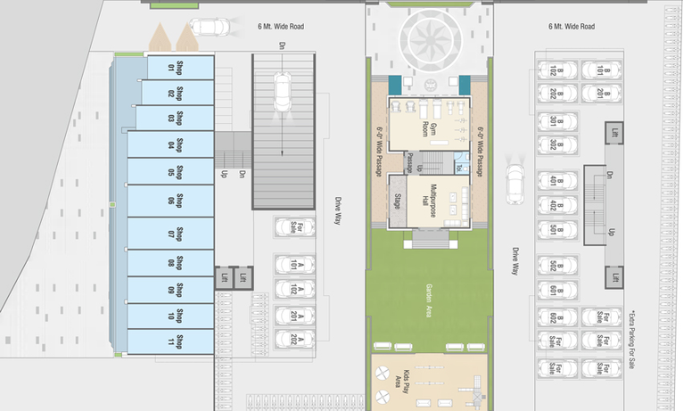 Master Plan of Nandkishor Aarna 84 in Bhayli Road, Vadodara - Image 39574