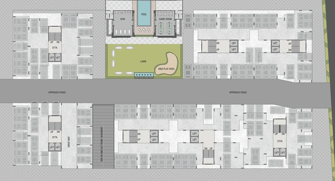 Master Plan of Lilleria Signature in Gotri, Vadodara - Image 39751