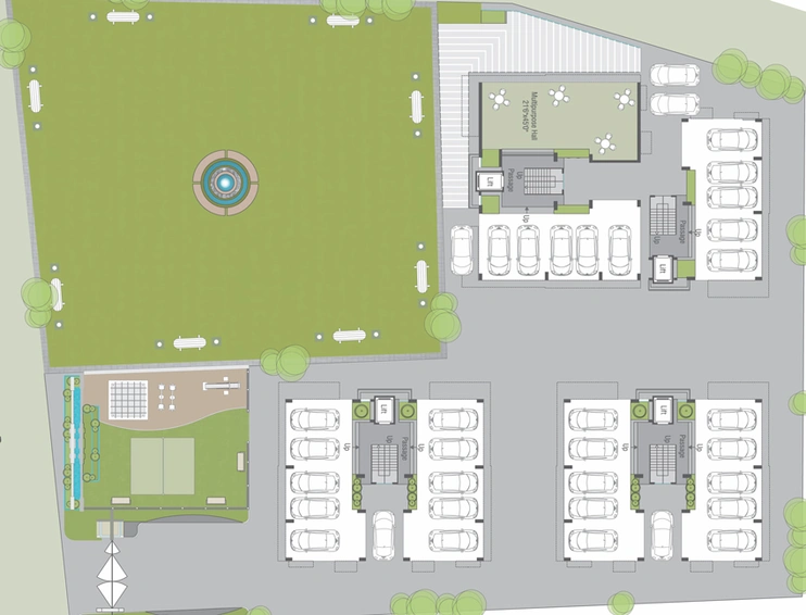Master Plan of The Palace Green Life in New Alkapuri, Vadodara - Image 87730