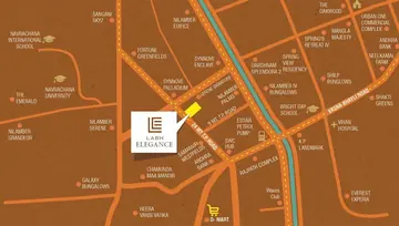 Location of Labh Elegance - Image 119132
