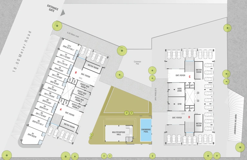 Master Plan of Samruddhi Highview in Makarpura, Vadodara - Image 41734