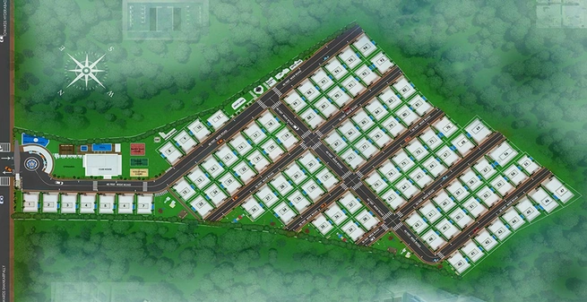 Master Plan of PVR Urban Life in Mokila, Hyderabad - Image 1437