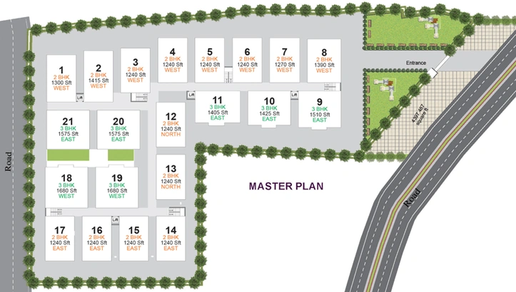 Master Plan of Urban Elite in Tukkuguda, Hyderabad - Image 56156
