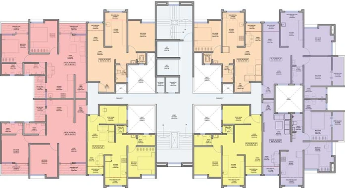 Floor Plan of Bora Samrat Sarthak in Katraj, Pune - Image 129608
