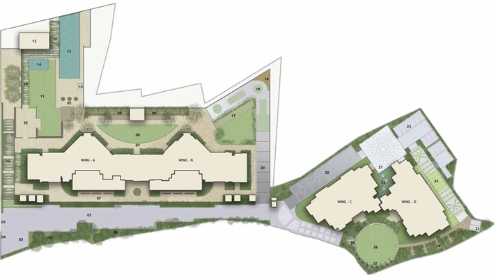 Master Plan of Lodha Bellagio in Powai, Mumbai - Image 87644