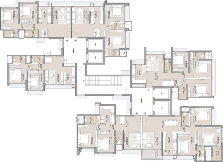 Floor Plan of Arkade Aspire in Goregaon East, Mumbai - Image 90760