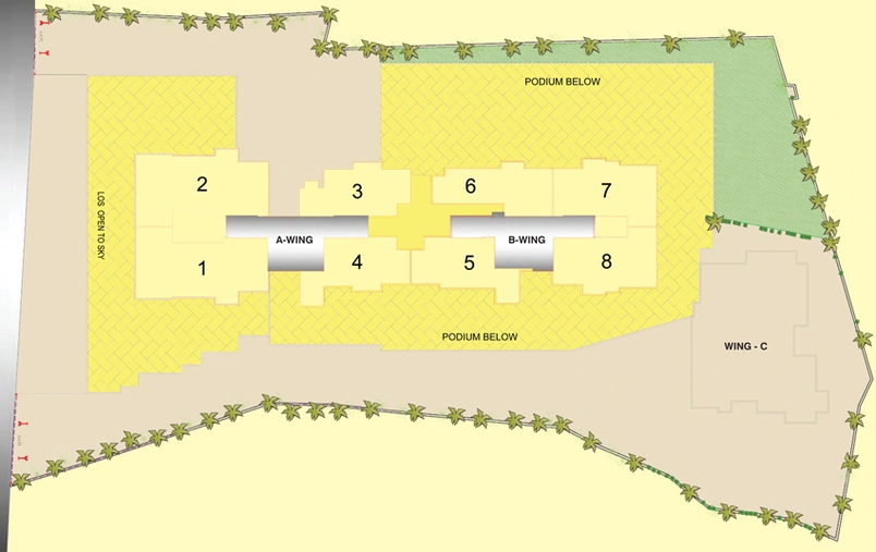 Master Plan of Kabra Diamante in Goregaon West, Mumbai - Image 43877