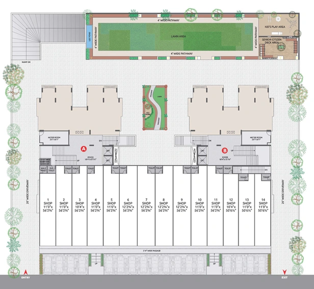 Master Plan of Sanvicasa Sparsh in South Bopal, Ahmedabad - Image 33506