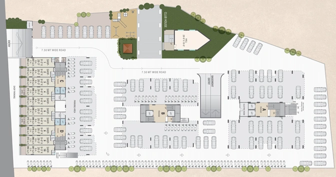Master Plan of Madhuhar Palladium in Gotri, Vadodara - Image 41968
