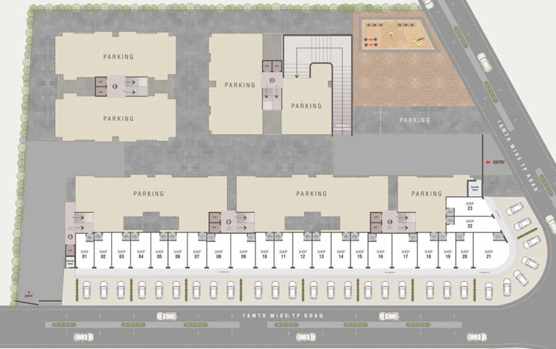 Master Plan of Radhe Ratnam in Waghodia Road, Vadodara - Image 103241