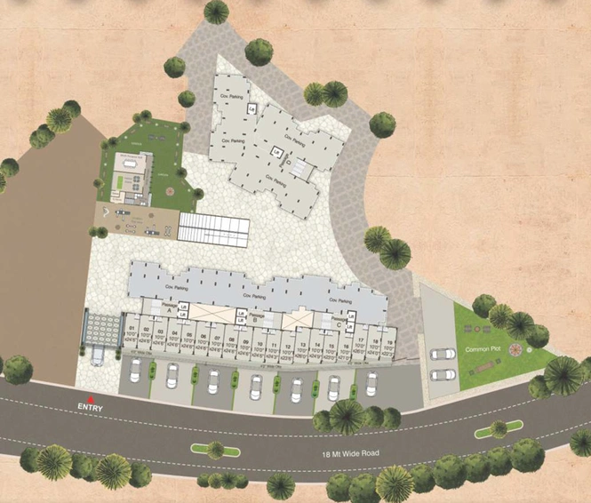 Master Plan of Darshanam Aagman in Waghodia Road, Vadodara - Image 103258