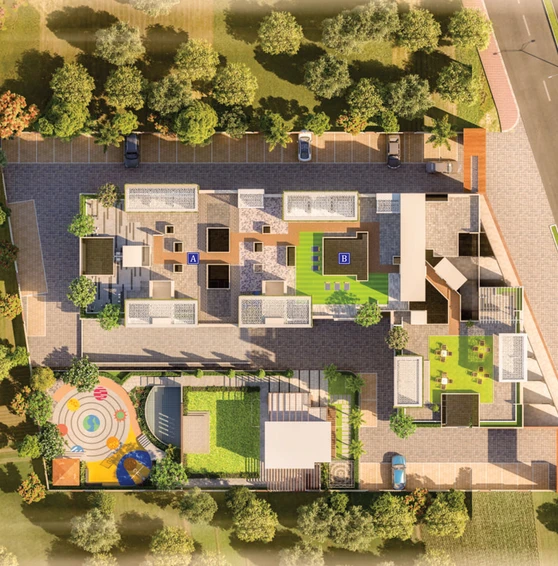 Master Plan of Ganraj Skydale in Mohammed Wadi, Pune - Image 15651