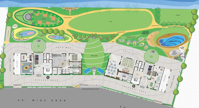 Master Plan of Rajhans Cornello in Piplod, Surat - Image 84003