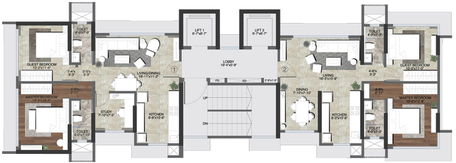 Floor Plan of Prabhat Bageshree in Goregaon East, Mumbai - Image 44518