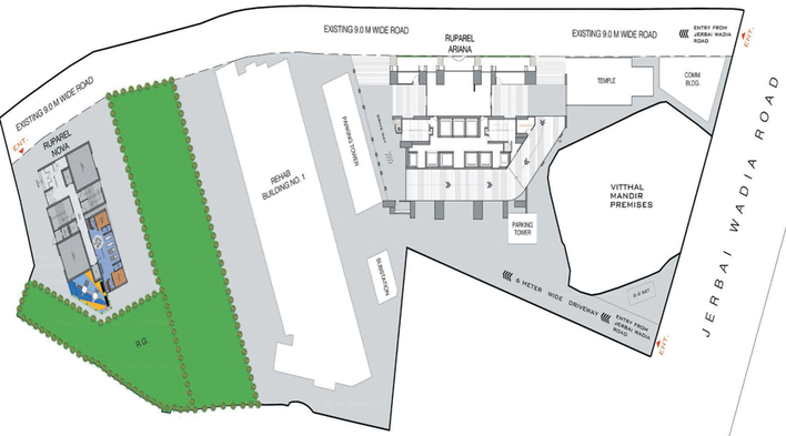 Master Plan of Ruparel Nova in Parel East, Mumbai - Image 44595