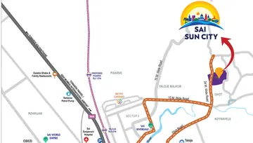 Location of Paradise Sai Sun City - Image 37512