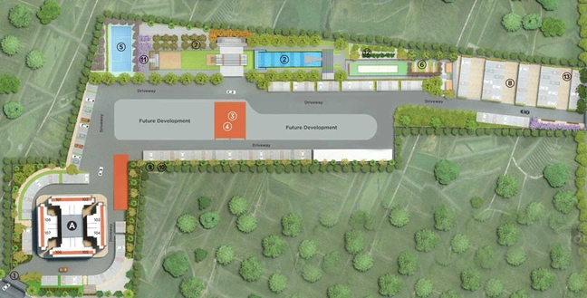 Master Plan of Kumar 47 East in Mundhwa, Pune - Image 27108