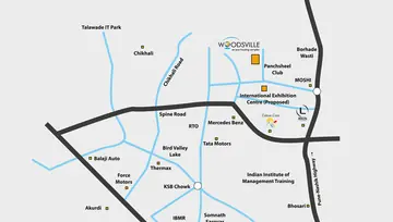 Location of Pharande Woodsville Phase 3 - Image 27012