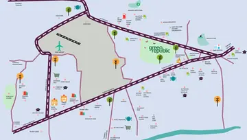 Location of Samrat Green Republic - Image 27520