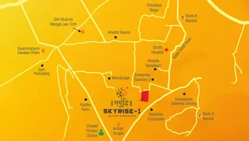 Location of Samruddhi Skyrise 1 - Image 42579