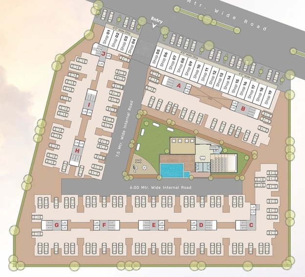 Master Plan of Samruddhi Hayosha in Dabhoi Road, Vadodara - Image 42656