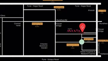 Location of Ganga Avanta - Image 27337