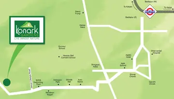 Location of Konark Gardens - Image 27772
