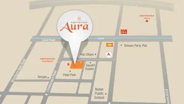 Location of Dhruv Abhishek Aura - Image 43010