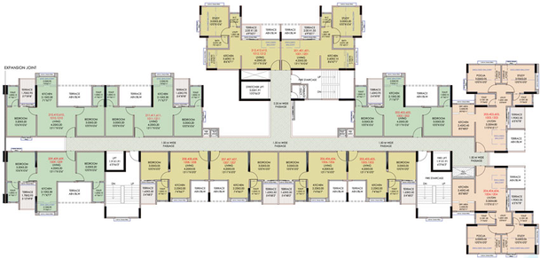 Floor Plan of Pristine Prosperia in Chikhali, Pune - Image 27717