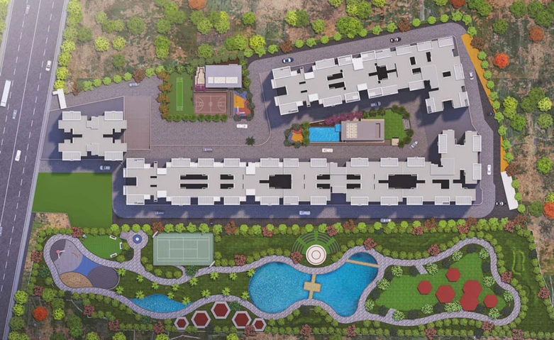 Master Plan of Silver Gardenia in Moshi, Pune - Image 27690