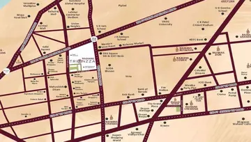 Location of Rajhans Trionzza - Image 39526